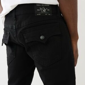 Men’s True Religion Ricky Straight Jeans ~Black